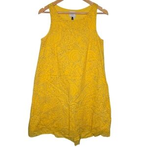 Anthropologie HD in Paris Yellow Floral Dress